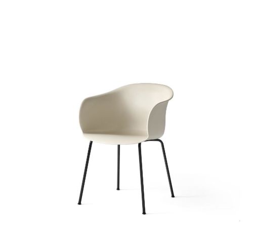 &Tradition Elefy JH28 Chair  - Soft Beige/Black UDSTILLINGSMODEL OUTLET 