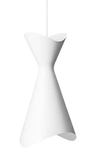 Udgået hos lev. LYFA Bent Karlby NINOTCHKA 425 Pendel Ø: 42,5 cm - Mat Hvid  OUTLET