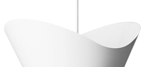 Udgået hos lev. LYFA Bent Karlby NINOTCHKA 425 Pendel Ø: 42,5 cm - Mat Hvid  OUTLET