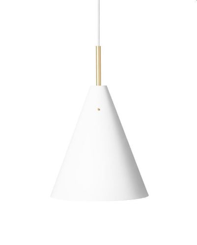 LYFA Bent Karlby MOSAIK 250 Pendel Ø: 25 cm - Mat Hvid  OUTLET