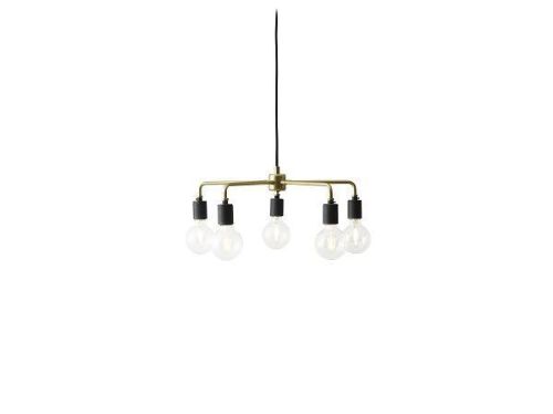 Audo Copenhagen Leonard Chandelier Ø: 46 cm - Brass  OUTLET