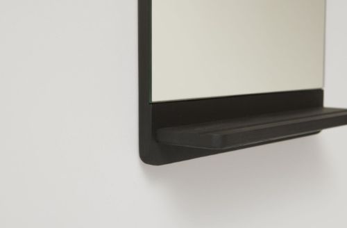 Form & Refine Rim Vægspejl H: 67,5 cm - Sort UDSTILLINGSMODEL OUTLET