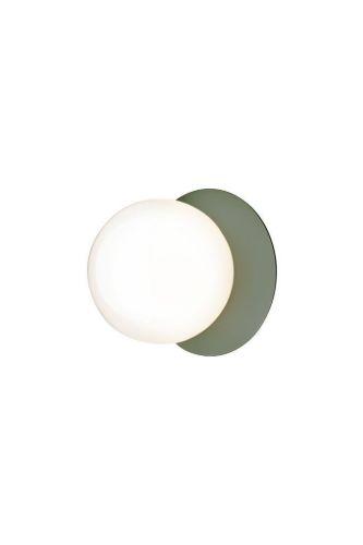 Nuura Liila 1 Medium Væg-/loftlampe Ø: 16,5cm - Hopeful Green/Opal White OUTLET