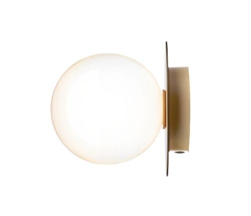 Nuura Liila 1 Medium Væg-/loftlampe Ø: 16,5cm - Nordic Gold/Opal White OUTLET
