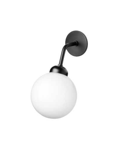 Nuura Apiales Wall Hard Wired Ø: 19,6 cm - Satin Black/Opal White  OUTLET