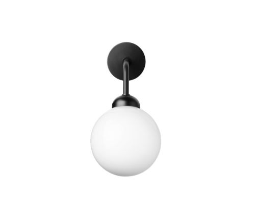 Nuura Apiales Wall Hard Wired Ø: 19,6 cm - Satin Black/Opal White  OUTLET