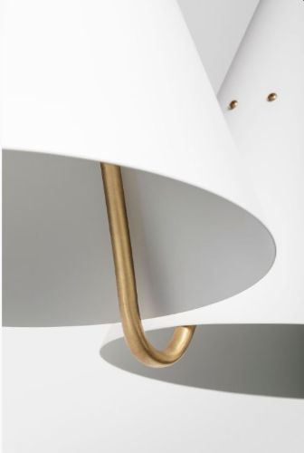 LYFA Bent Karlby MOSAIK UP/DOWN 250 Pendel B: 18 cm - Mat Hvid OUTLET