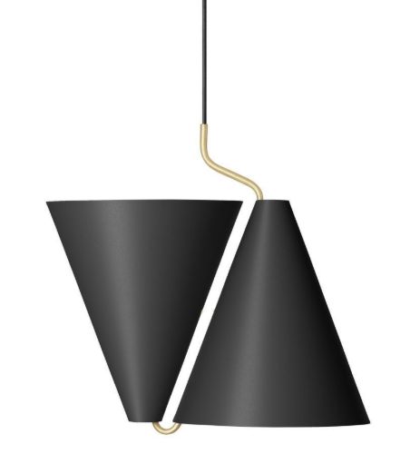 LYFA Bent Karlby MOSAIK UP/DOWN 250 Pendel B: 18 cm - Mat Sort OUTLET