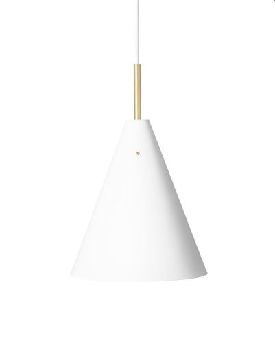 LYFA Bent Karlby MOSAIK 250 Pendel Ø: 25 cm - Mat Hvid UDSTILLINGSMODEL OUTLET