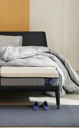 Auping Evolve Y Springmadras Fast 100x200cm - Hvid/Antracit OUTLET