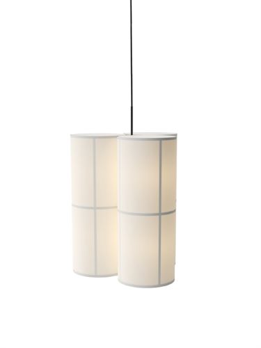 Audo Copenhagen Hashira Pendant Cluster Ø: 61,5 cm - White/Bronzed Brass UDSTILLINGSMODEL OUTLET