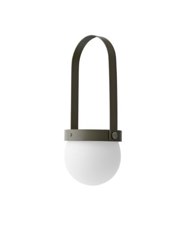 Audo Copenhagen Carrie LED Lampe Portable Ø: 13,5 cm - Oliven OUTLET