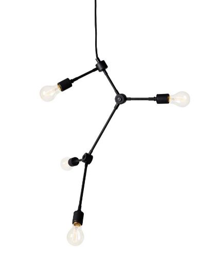 Audo Copenhagen Franklin Chandelier Ø: 56 cm - Black OUTLET