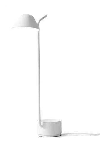 Udgået hos lev. Audo Copenhagen Peek table lamp Ø: 10 cm - White OUTLET