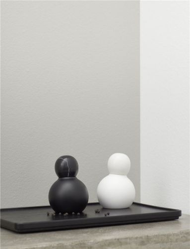 Andersen Furniture Boogie Salt og Peber Kværn H:12 cm - Hvid OUTLET
