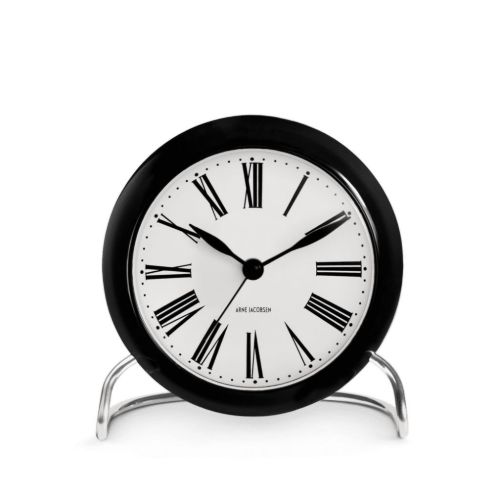 Arne Jacobsen Roman Bordur Ø:11 cm - Sort/Hvid  OUTLET