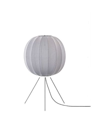 Made By Hand Knit-Wit Round Floor Medium Ø: 60 cm - Silver OUTLET