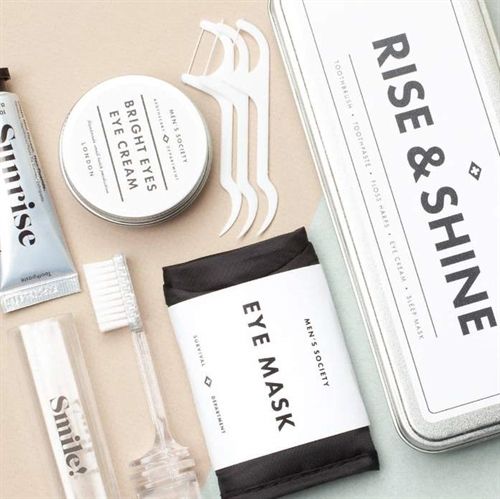 Men's Society - Rise & Shine - Travellers wash kit OUTLET