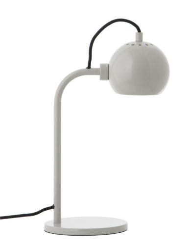 Frandsen Ball Single Bordlampe Ø: 12 cm  - Glossy Pale Grey OUTLET