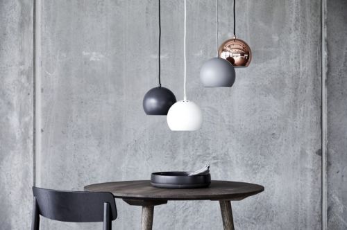 Frandsen Ball Pendant 1115 Ø: 18 cm - Matt Dark Grey OUTLET