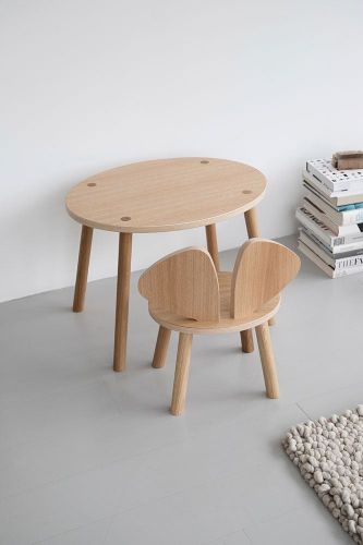 Nofred Mouse Table H: 44,4 cm - Oak OUTLET