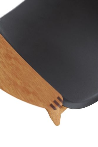 Bent Hansen Asger Loungestol M. Polstring H: 77,5 cm - Olieret Eg/ Zenso2 207 Sort Læder