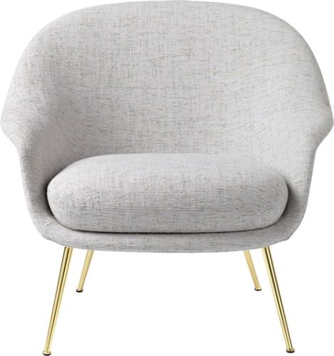 GUBI Bat Lounge Chair Low Back - Messing/Sonar 3 124
