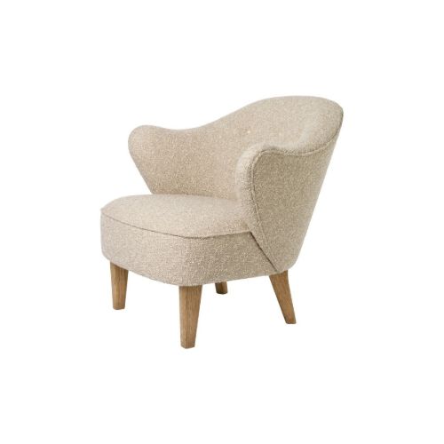Audo Copenhagen Ingeborg Signatur Loungestol m. fodskammel SH: 40 cm - Sacho Zero Boucle 001/Eg