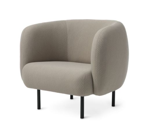 Warm Nordic Cape Lounge Chair SH: 42 cm - Taupe