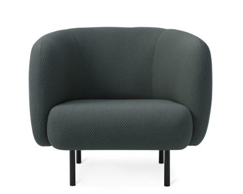 Warm Nordic Cape Lounge Chair SH: 42 cm - Petrol Shade