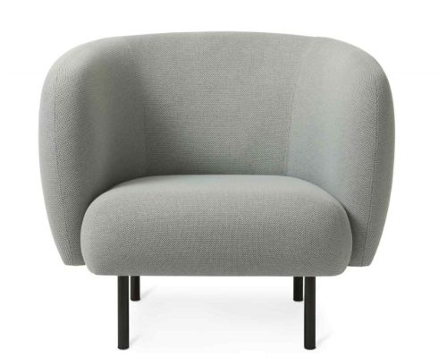 Warm Nordic Cape Lounge Chair SH: 42 cm - Minty Grey