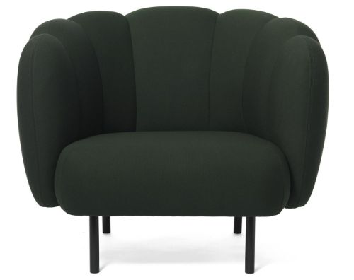 Warm Nordic Cape Lounge Chair Stitch SH: 42 cm - Forest Green