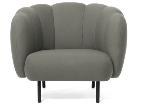 Warm Nordic Cape Lounge Chair Stitch SH: 42 cm - Warm Grey