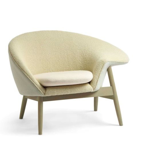 Warm Nordic Fried Egg Right Loungestol SH: 40 cm - Sour Yellow