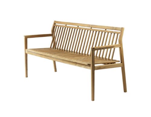 FDB Møbler M11 Sammen 3 pers. Havebænk L: 162 cm - Massiv Teak/Natur FORUDBESTIL: DECEMBER 2026