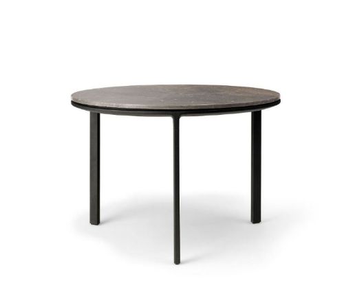 Vipp 423 Coffee Table Ø: 60 cm - Marble/Light Grey  UDSTILLINGSMODEL OUTLET