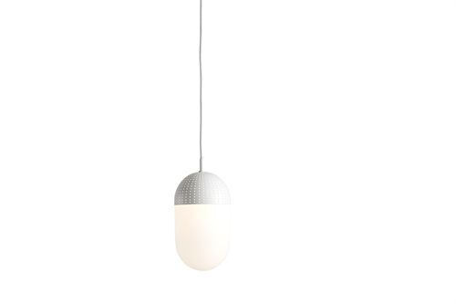 Woud Dot Pendant Large Ø: 12 cm - Hvid OUTLET