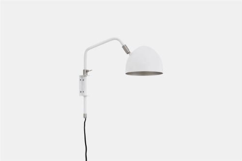 Klassik Studio Studio 1 Væglampe H: 40 cm - Mat Hvid/Nickel OUTLET