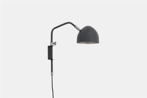 Klassik Studio Studio 1 Væglampe H: 40 cm - Mat Grå/Nickel OUTLET