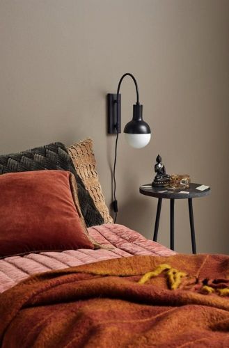 Nordal Moon Væglampe H:33 cm - Sort OUTLET