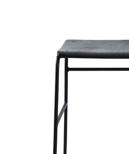 Bent Hansen Sincera Bar Stool H: 65 cm - Black Beech  OUTLET