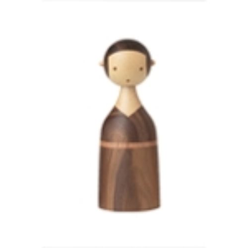 Architectmade Kin Woman Mom  H: 13,1 cm - Walnut/Mahogany  OUTLET