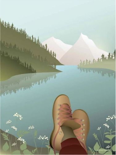 ViSSEVASSE Plakat 30x40 cm After The Hike OUTLET