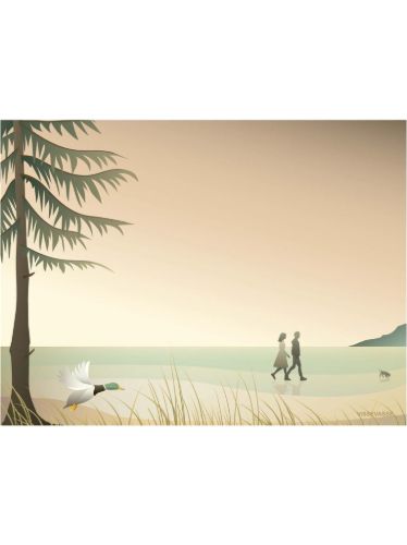 ViSSEVASSE Plakat Walk And Talk 15x21 cm OUTLET