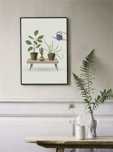 ViSSEVASSE Plakat Growing Plants 15x21 cm OUTLET